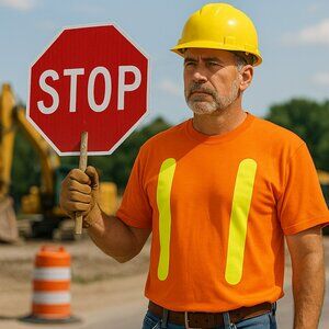 Genuine Dickies Men's Enhanced Visibility Tee - Size Medium - NWT